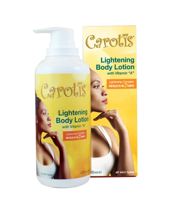 CAROTIS LIGHTENING BODY LOTION RESULTS IN 7 DAYS WITH VITAMIN A 400ML