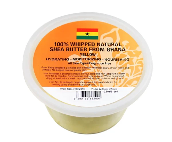 NATURAL SHEA BUTTER WHIPPED - YELLOW