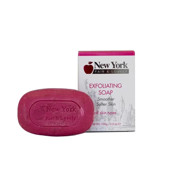 NEW YORK FAIR & LOVELY EXFOLIATING SOAP 100G